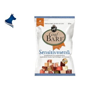 Barf Sensitiv-Menü Lamm (2.5kg)